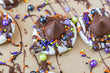 Pretzel S'mores Halloween Witch Hats