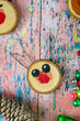 Fingerprint Rudolph Wood Slice Magnet CRAFT - Exclusive
